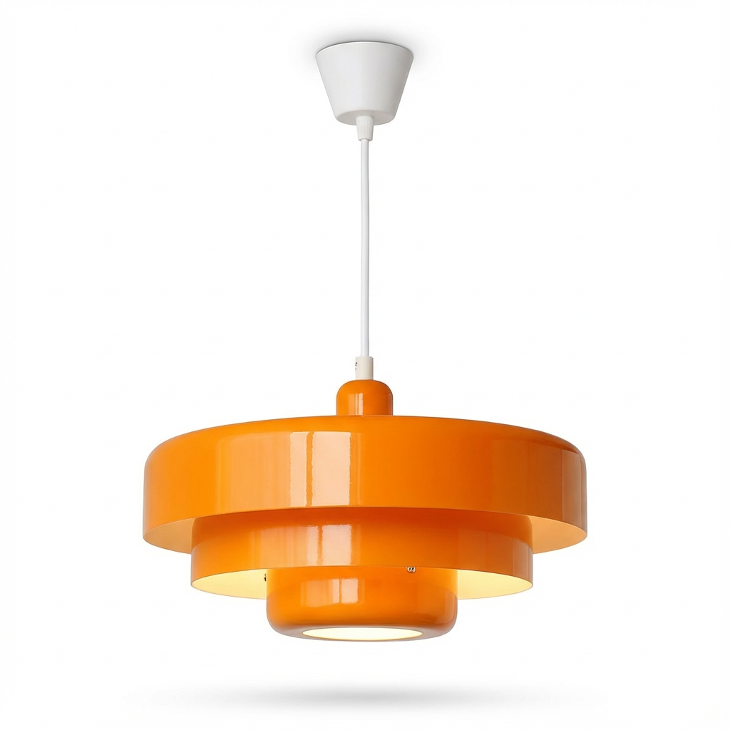 Lampa Wisząca Retrovia | Geometryczna Forma Metalowa 1,5kg 0