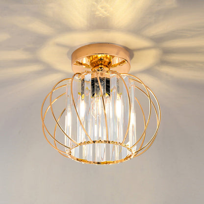 Lampa Wisząca Szklana Kula z Metalową Ramą – Nowoczesna Lampa do Salonu, Korytarza i Sypialni 10