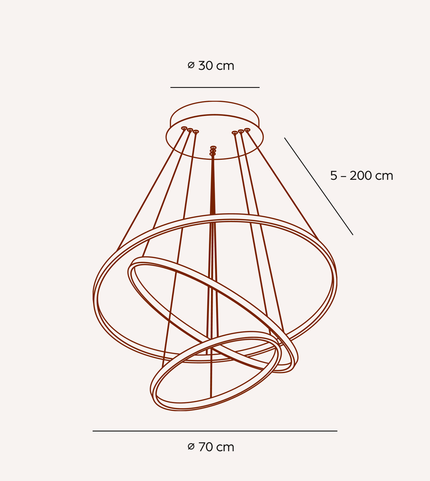 Lampa pierścieniowa LED | Funkcja ściemniania 1.5kg 2