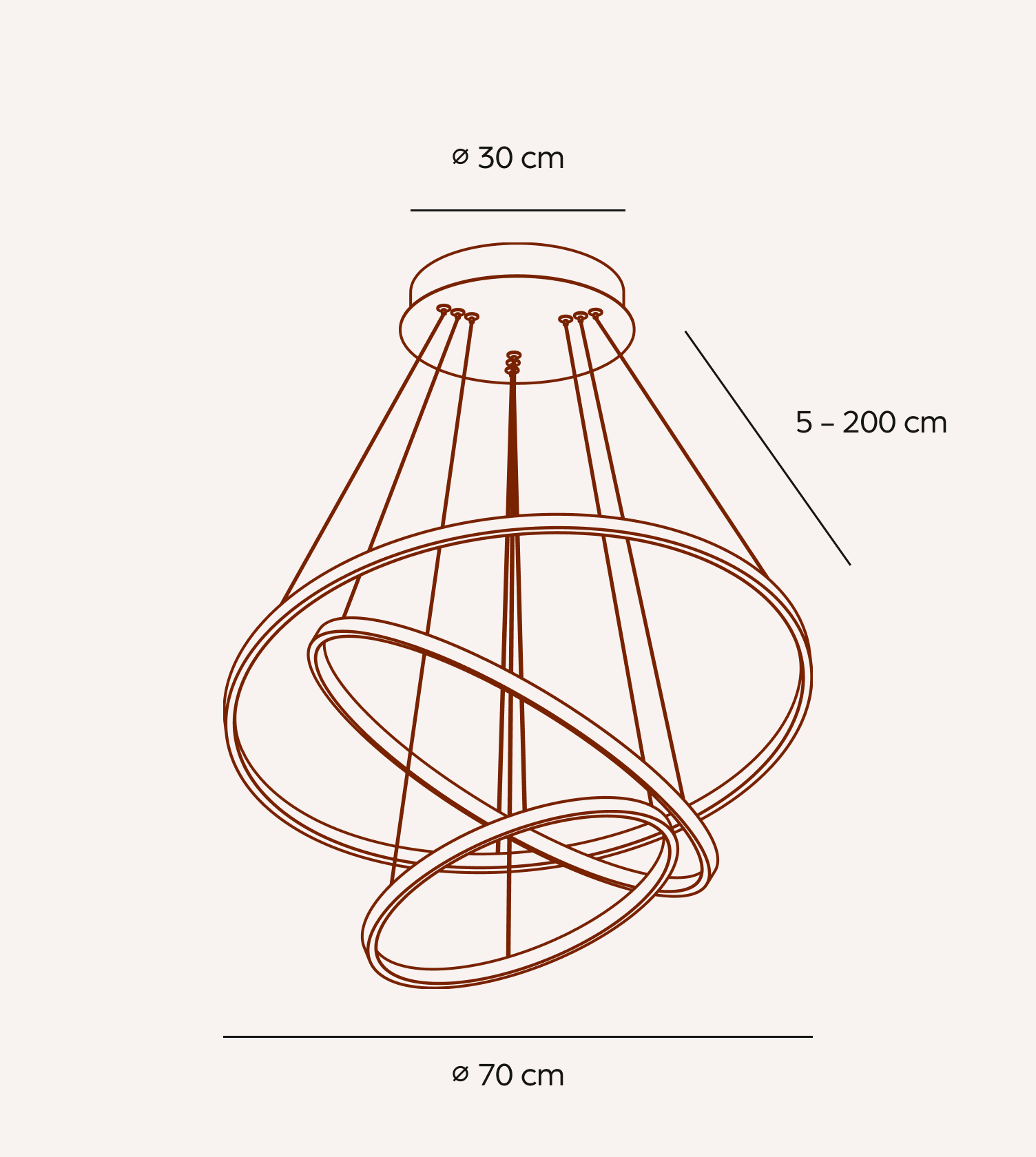Lampa pierścieniowa LED | Funkcja ściemniania 1.5kg 2