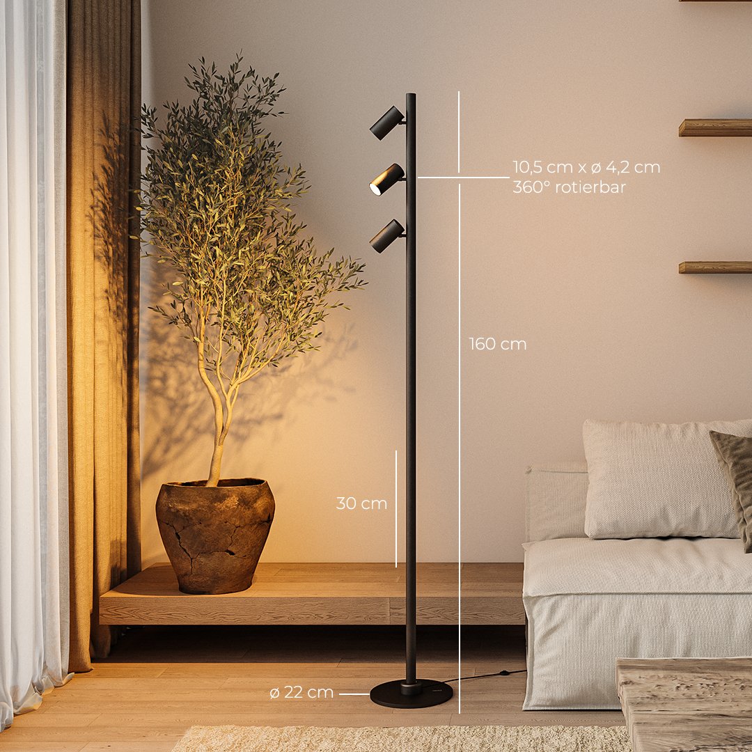 Lampa podłogowa ARCA | System magnetyczny 1,5 kg 7