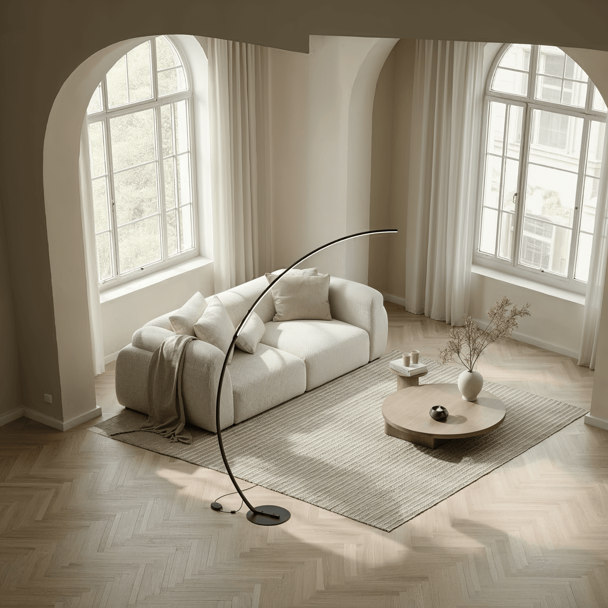 Lampa podłogowa IKAR | Minimalistyczny design i technologia LED 1.5kg 3