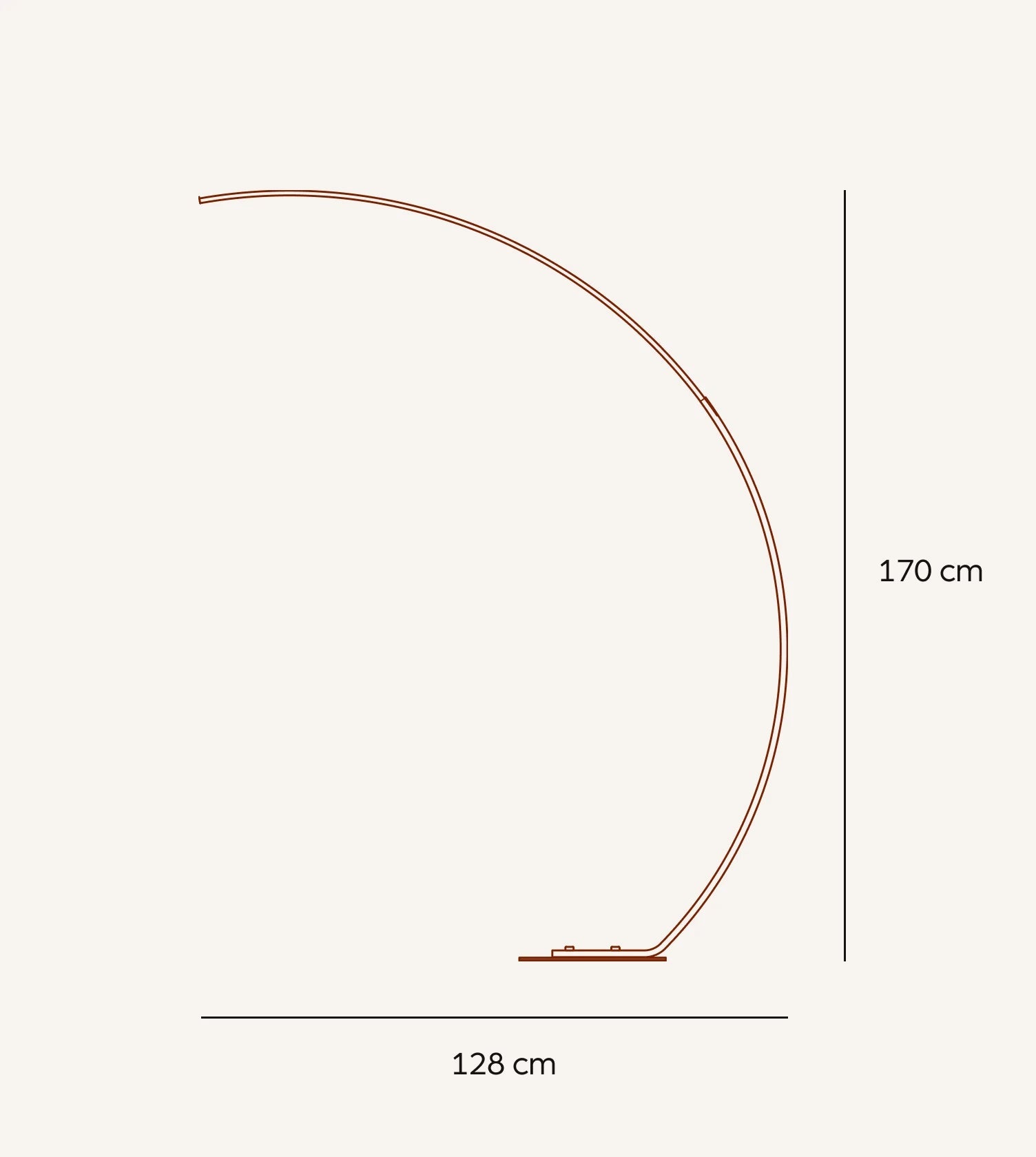 Lampa podłogowa IKAR | Minimalistyczny design i technologia LED 1.5kg 8