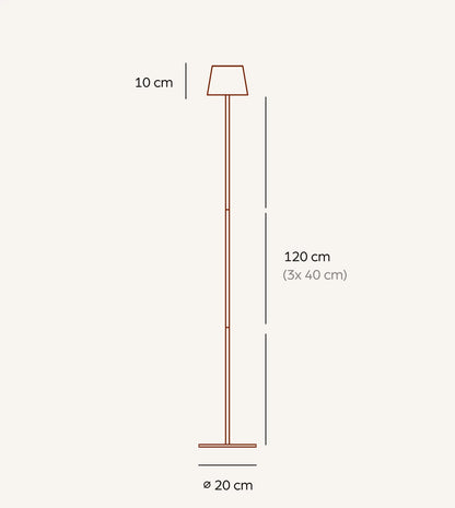 Lampa podłogowa YAVA LED | Regulacja wysokości 1,5 kg 1