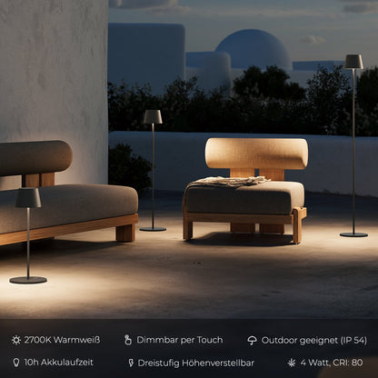 Lampa podłogowa YAVA LED | Regulacja wysokości 1,5 kg 2