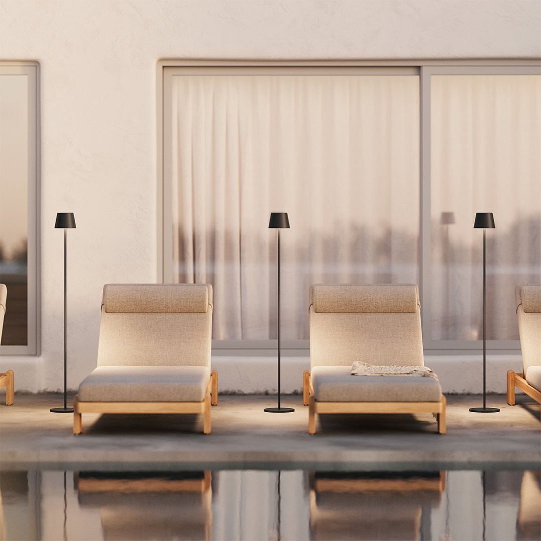 Lampa podłogowa YAVA LED | Regulacja wysokości 1,5 kg 3