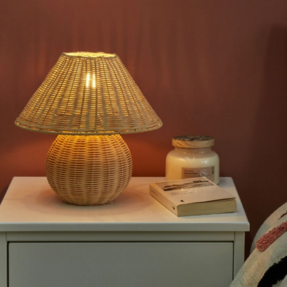 Lampa stołowa WeaveCraft™ | Ekologiczny bambus 0,5 kg 2