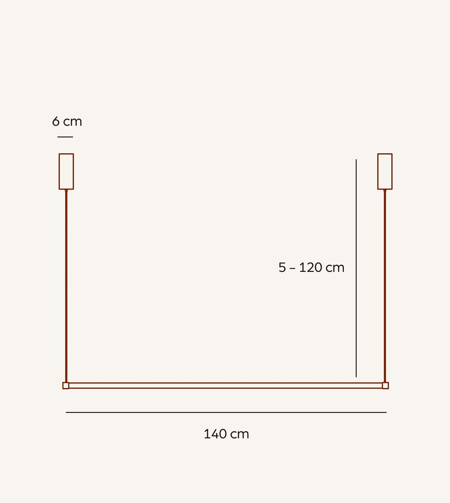 Lampa sufitowa LED | Minimalistyczny design 1.5kg 1