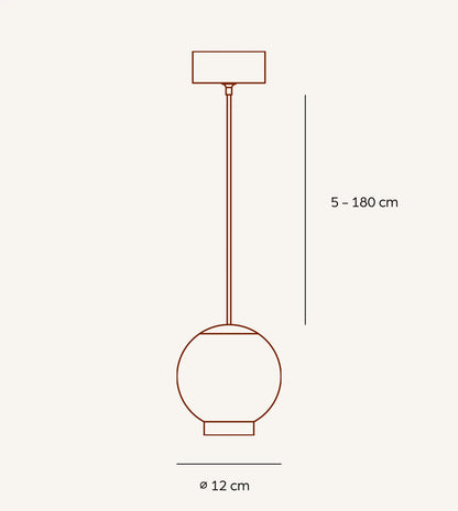 Lampa wisząca LED EOS | Efektywność energetyczna 1,5 kg 2