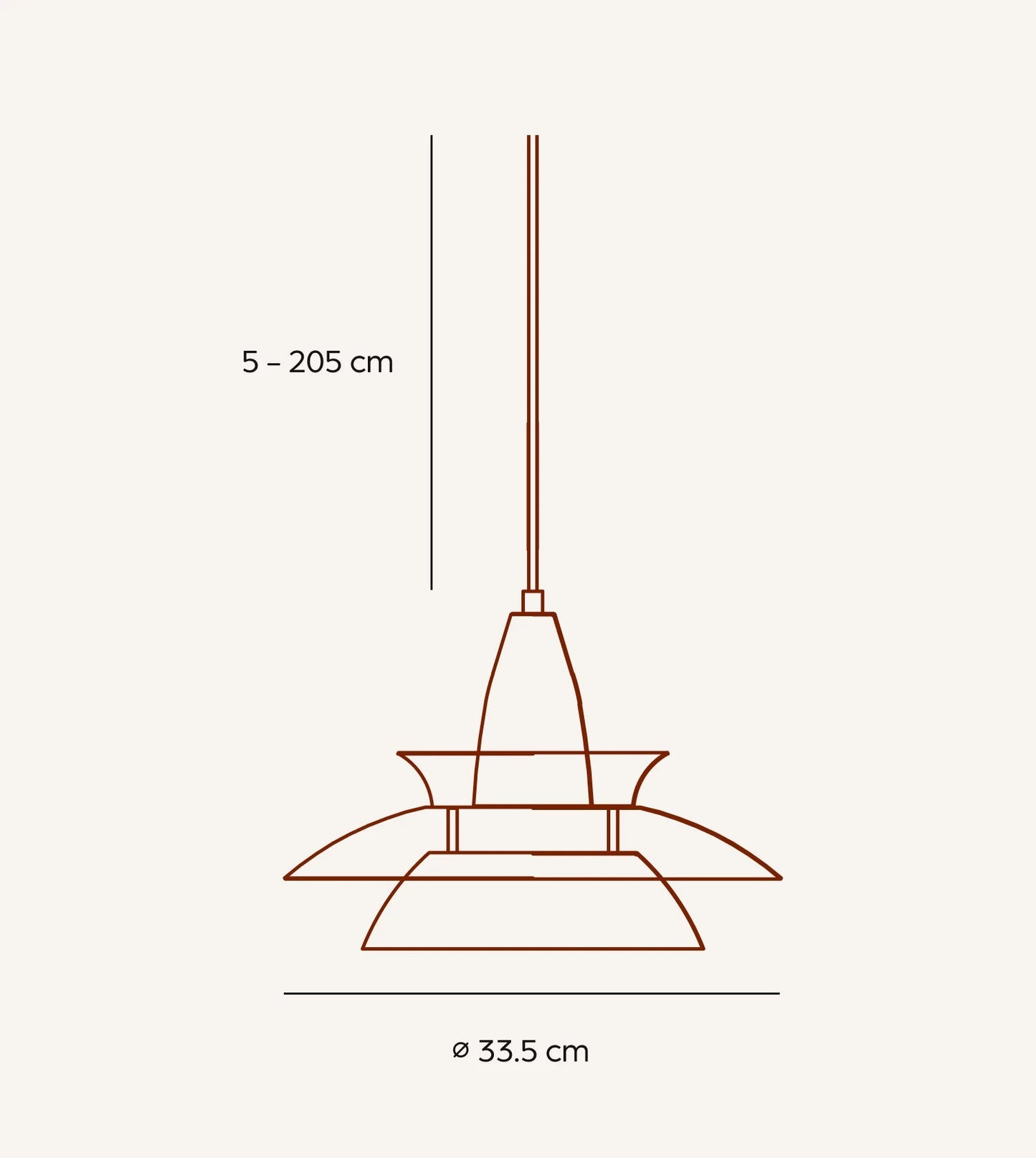 Lampa wisząca Leto | Styl retro i nowoczesna funkcjonalność 1