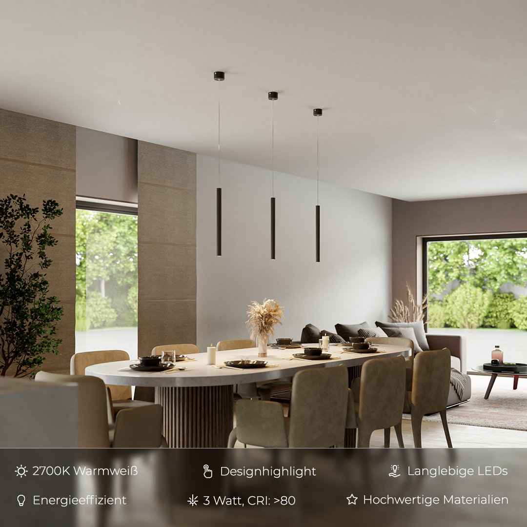 Lampa wisząca Lyra | Minimalistyczna elegancja 1,5 kg 2