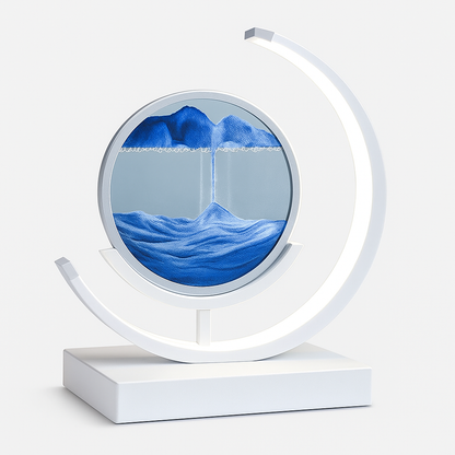 Lampa z Piaskowym Krajobrazem | Ruchoma Sztuka 1,5 kg 1