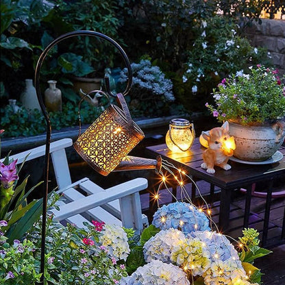 Latarnia Ogrodowa z Czujnikiem Zmierzchu | Oświetlenie Zewnętrzne IP65, Solarne Żarówki LED 2