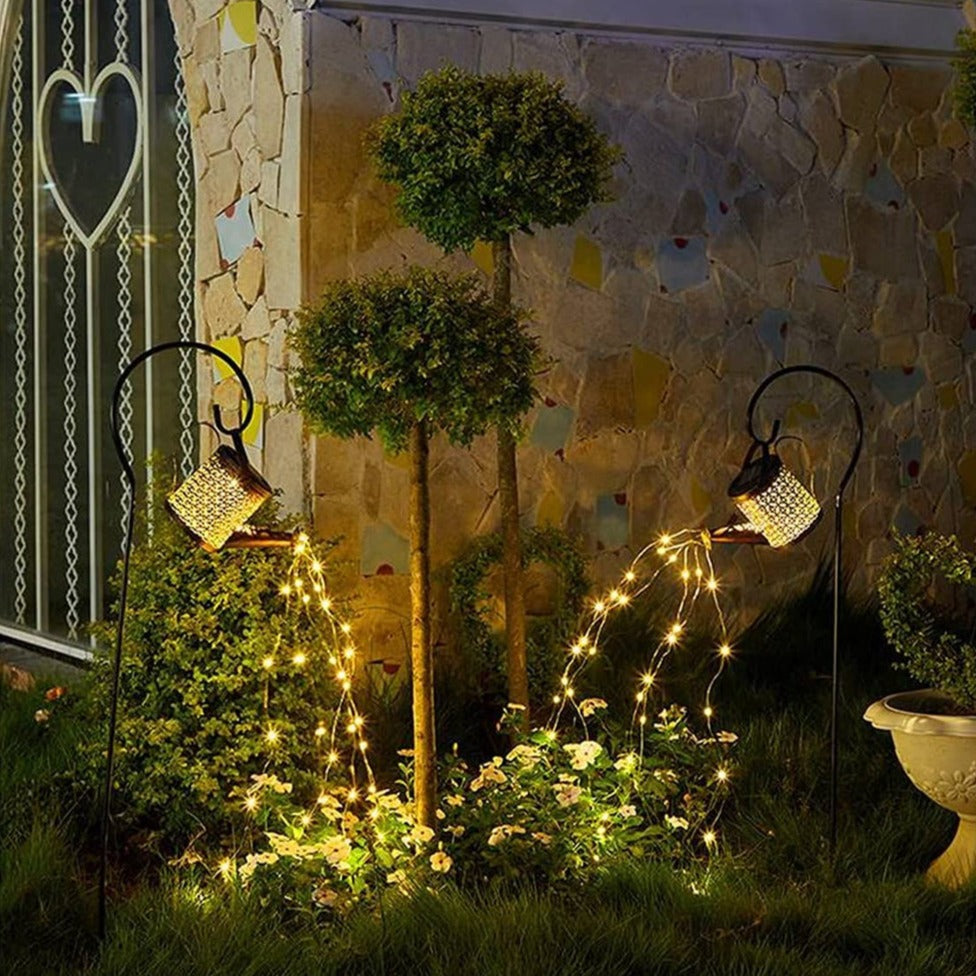 Latarnia Ogrodowa z Czujnikiem Zmierzchu | Oświetlenie Zewnętrzne IP65, Solarne Żarówki LED 3