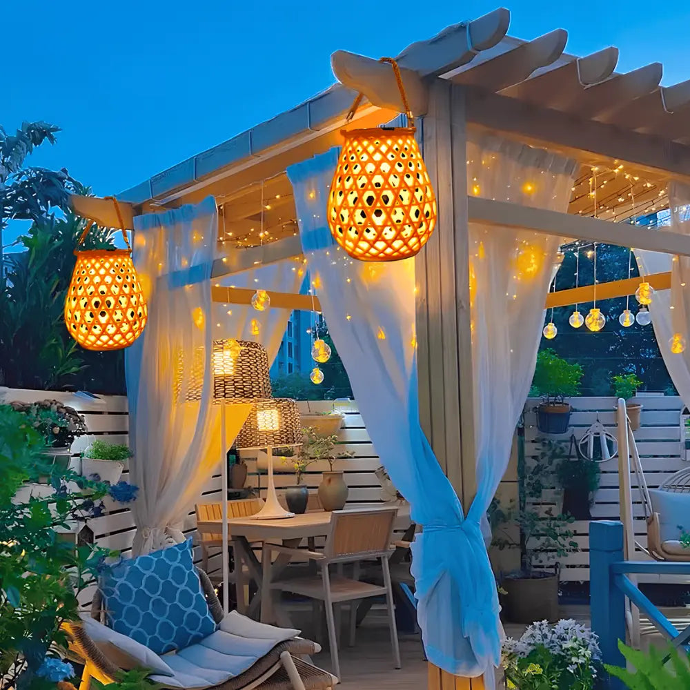 Latarnia Słoneczna z Inteligentnym Czujnikiem | Oświetlenie Zewnętrzne, Wodoodporna 2