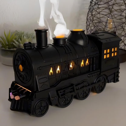 Nawilżacz Powietrza Ewaporacyjny w Kształcie Lokomotywy Parowej | Vintage Design, Kompaktowy 5