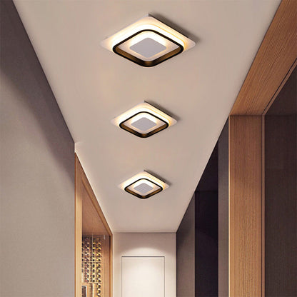 Nowoczesna Lampa Sufitowa LED | Geometryczny Design, Energooszczędna do Salonu i Sypialni 2