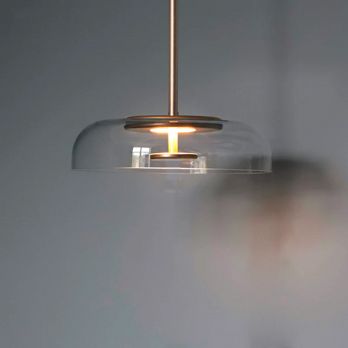 Nowoczesna Szklana Lampa Wisząca LED z Regulowaną Wysokością – Idealna Lampa do Salonu i Jadalni, Lampy Wiszące do Oświetlenia wnętrz 0