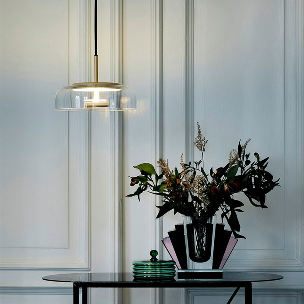 Nowoczesna Szklana Lampa Wisząca LED z Regulowaną Wysokością – Idealna Lampa do Salonu i Jadalni, Lampy Wiszące do Oświetlenia wnętrz 3
