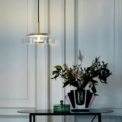 Nowoczesna Szklana Lampa Wisząca LED z Regulowaną Wysokością – Idealna Lampa do Salonu i Jadalni, Lampy Wiszące do Oświetlenia wnętrz 3