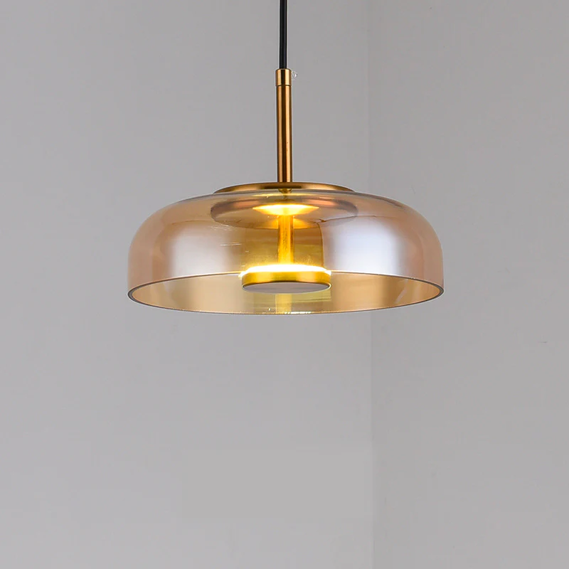 Nowoczesna Szklana Lampa Wisząca LED z Regulowaną Wysokością – Idealna Lampa do Salonu i Jadalni, Lampy Wiszące do Oświetlenia wnętrz 5
