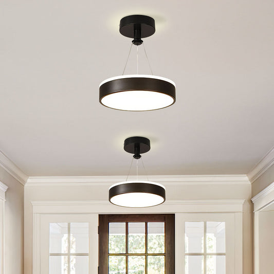 Nowoczesna metalowa lampa sufitowa LED – Smukły design, energooszczędna technologia 0