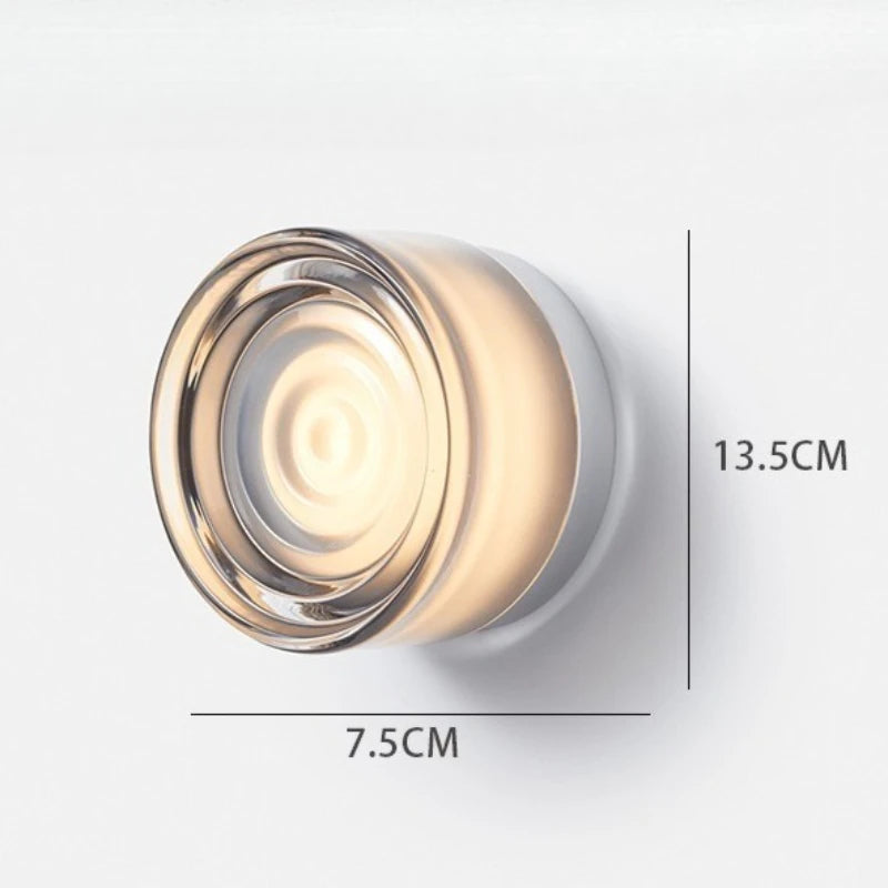 Okrągły Kinkiet Ścienny Minimalistyczny | Nowoczesne Oświetlenie 1,5 kg 6