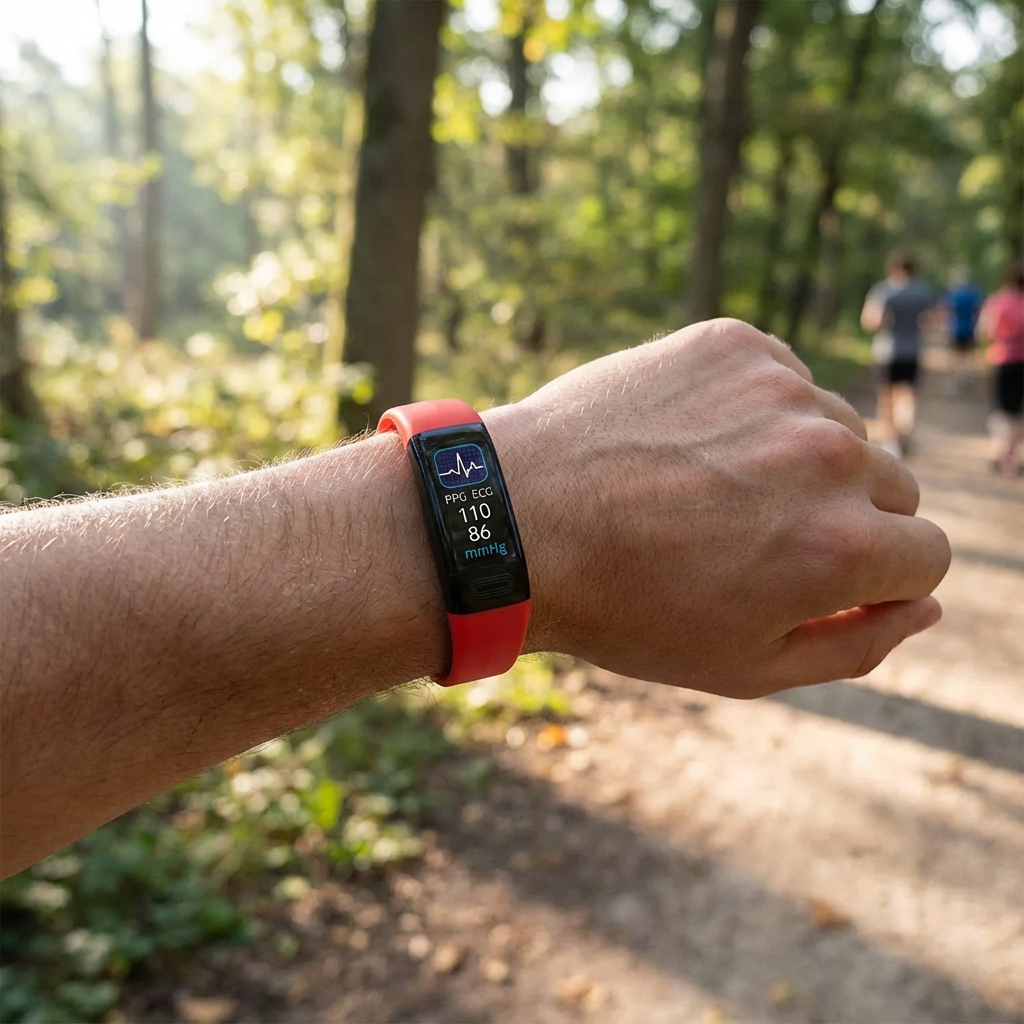 Opaska Sportowa SmartCardio V19 | Monitor PPG i EKG | 0.05 kg 2