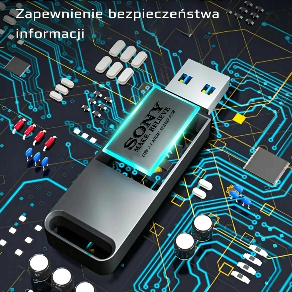 Pamięć Flash USB 3.1 | Podwójne Złącze USB C i USB A | 0,032 kg 1