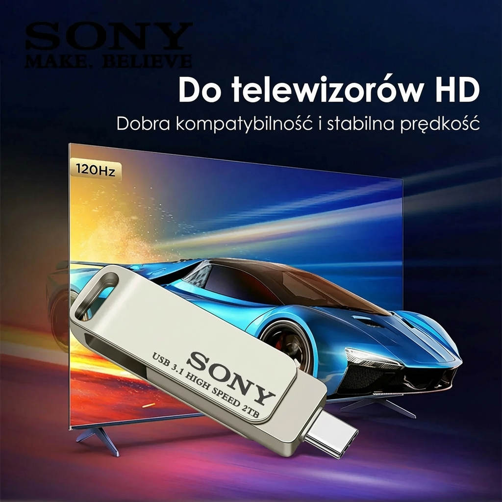 Pamięć Flash USB 3.1 | Podwójne Złącze USB C i USB A | 0,032 kg 2