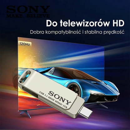 Pamięć Flash USB 3.1 | Podwójne Złącze USB C i USB A | 0,032 kg 2