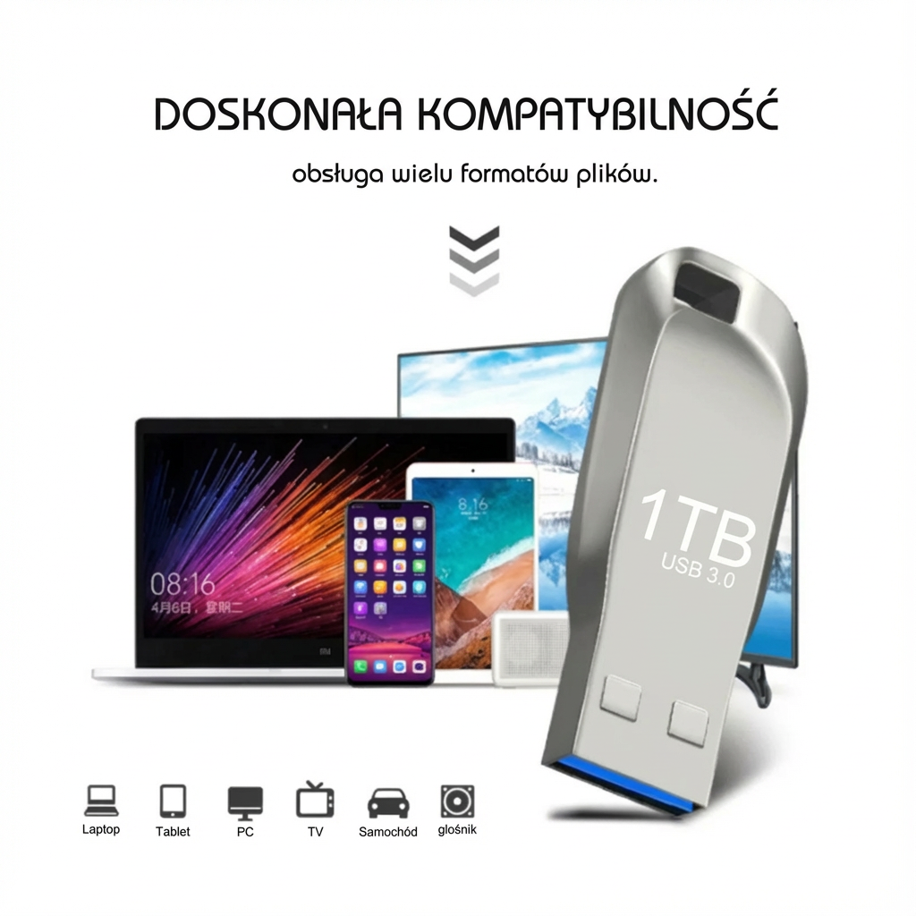 Pamięć flash USB 3.0 | Szybki transfer danych 0,032 kg 4