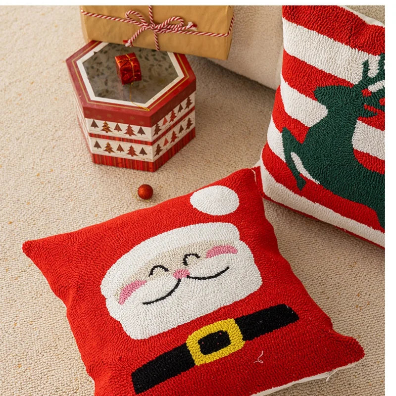 Pikowana Poszewka Na Poduszkę 45x45cm | Świąteczny Wzór | 0.2kg 3