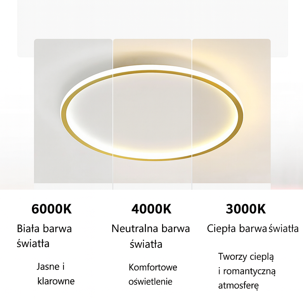 Plafon Circo | Ultralekka lampa LED 1,5 kg 7