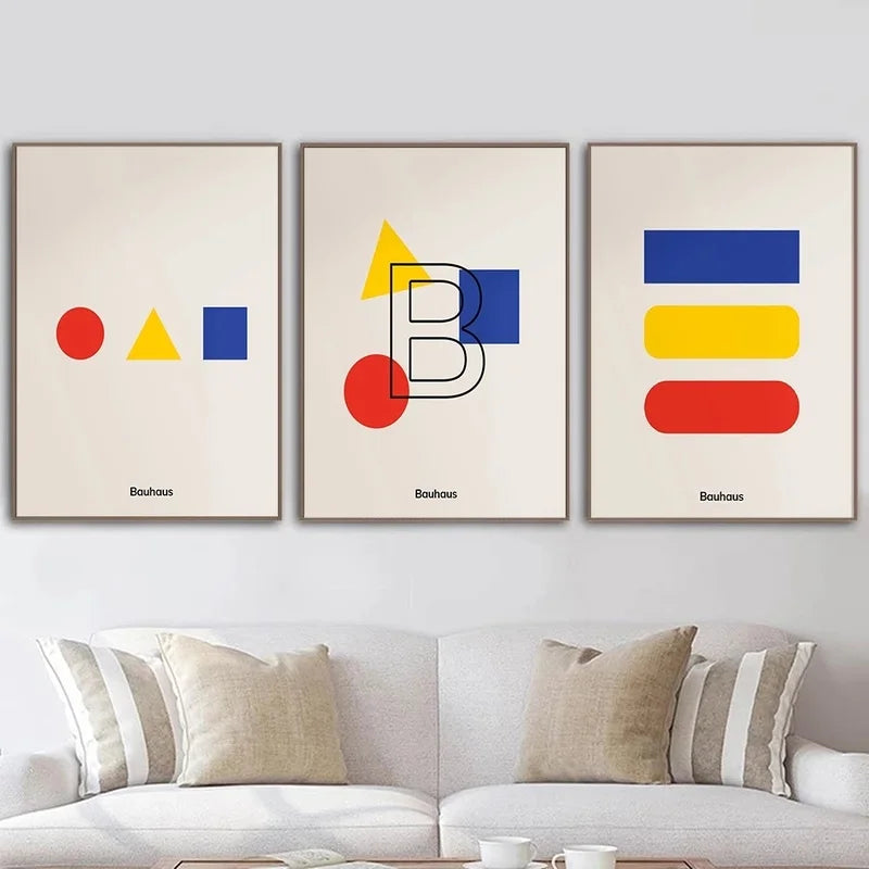 Plakat Bauhaus | Minimalistyczny Design na Płótnie 0,5 kg 1