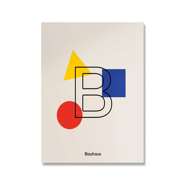 Plakat Bauhaus | Minimalistyczny Design na Płótnie 0,5 kg 22
