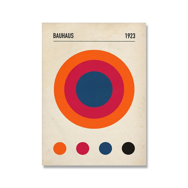 Plakat Bauhaus | Minimalistyczny Design na Płótnie 0,5 kg 23