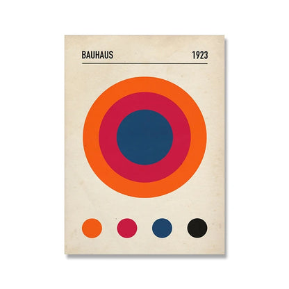 Plakat Bauhaus | Minimalistyczny Design na Płótnie 0,5 kg 23