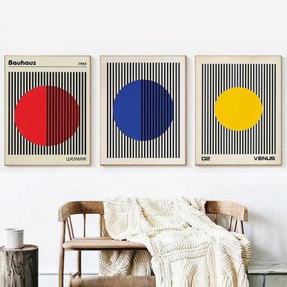 Plakat Bauhaus | Minimalistyczny Design na Płótnie 0,5 kg 3