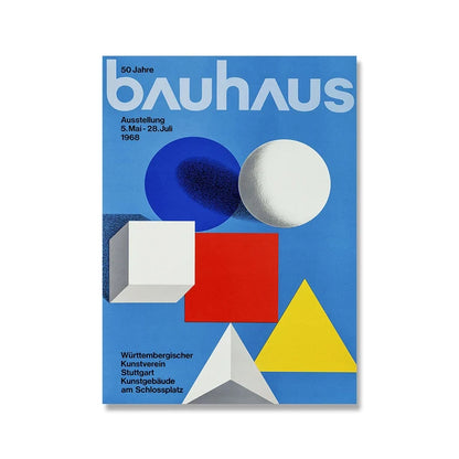 Plakat Bauhaus | Minimalistyczny Design na Płótnie 0,5 kg 6