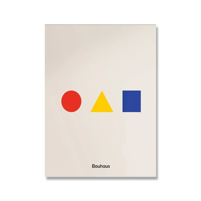 Plakat Bauhaus | Minimalistyczny Design na Płótnie 0,5 kg 7