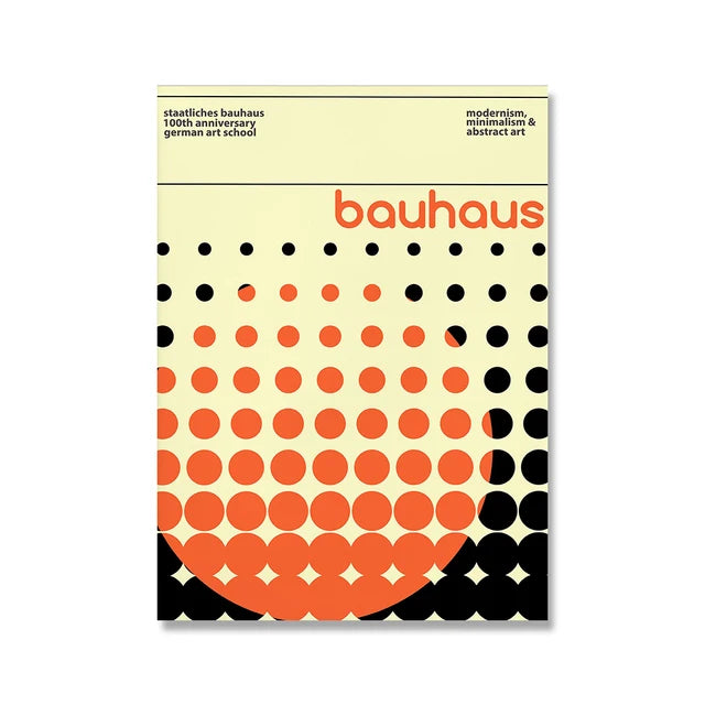 Plakat Bauhaus | Minimalistyczny Design na Płótnie 0,5 kg 8