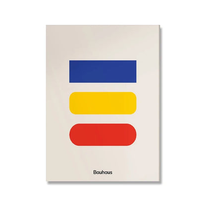 Plakat Bauhaus | Minimalistyczny Design na Płótnie 0,5 kg 9