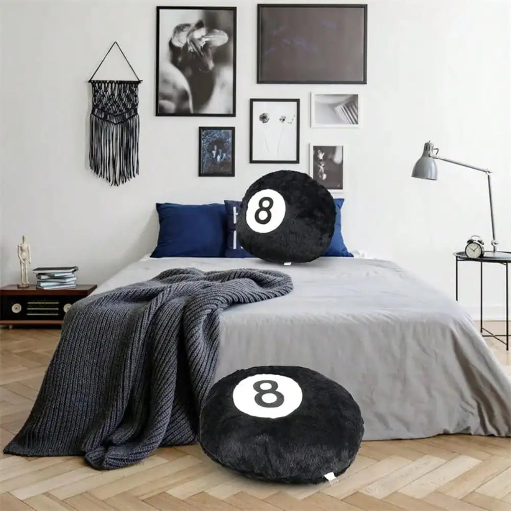 Poduszka Dekoracyjna Bilardowa | Miękka Pluszowa 0,5 kg z 8 Piłkami 4