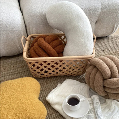 Poduszka Wełniana | Miękka i Elastyczna 0,5 kg | Idealna do Spania i Dekoracji 3