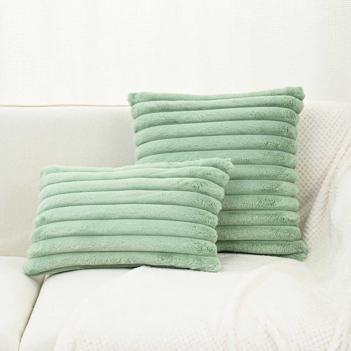 Poszewka na poduszkę z futra faux | 30x50 cm 12