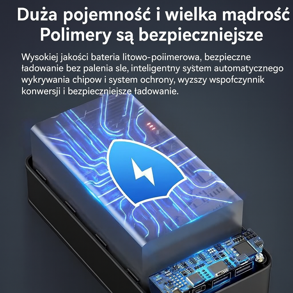 Powerbank 50000mAh | Szybkie Ładowanie & 0.5kg 6