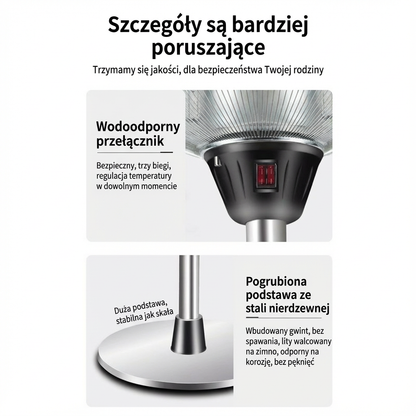 Promiennik tarasowy | Ogrzewanie podczerwienią 10 kg 2