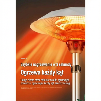 Promiennik tarasowy | Ogrzewanie podczerwienią 10 kg 3