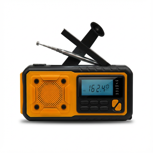 Radio Awaryjne Vargo | Zasilanie Korbkowe 0.5kg 0